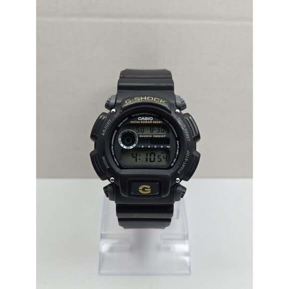 Casio Other - Casio G Shock Mens Digital Black Yellow 200M Illuminator Chronograph New Battery